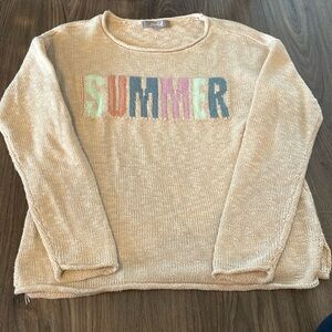 “Summer” sweater Size Small